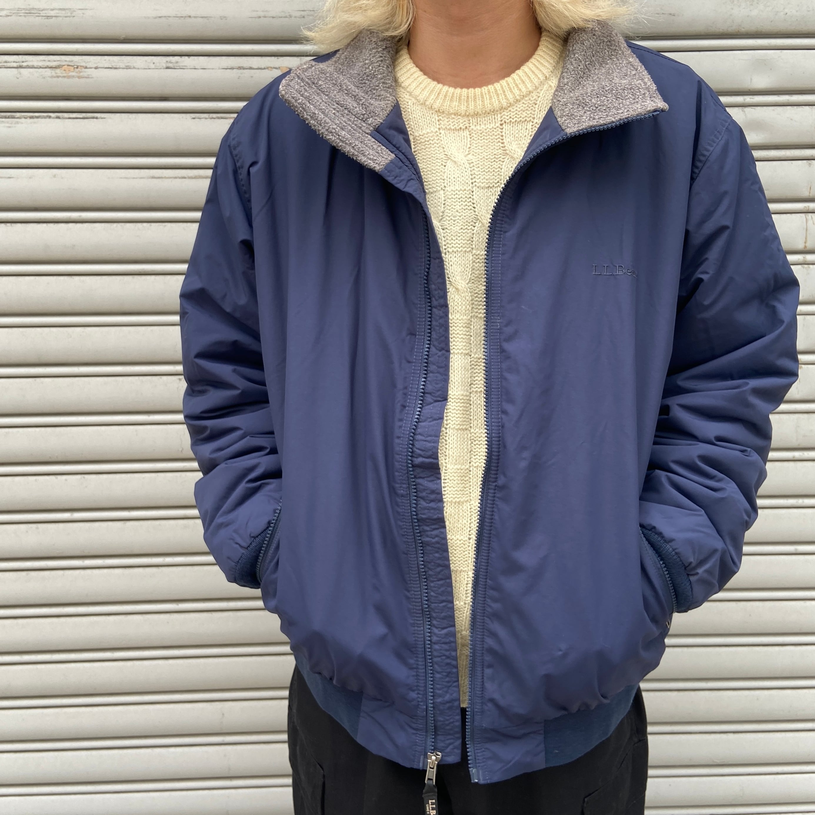 00s エルエルビーン ウォームアップジャケット ナイロン 00s エルエルビーン ウォームアップジャケット ナイロン