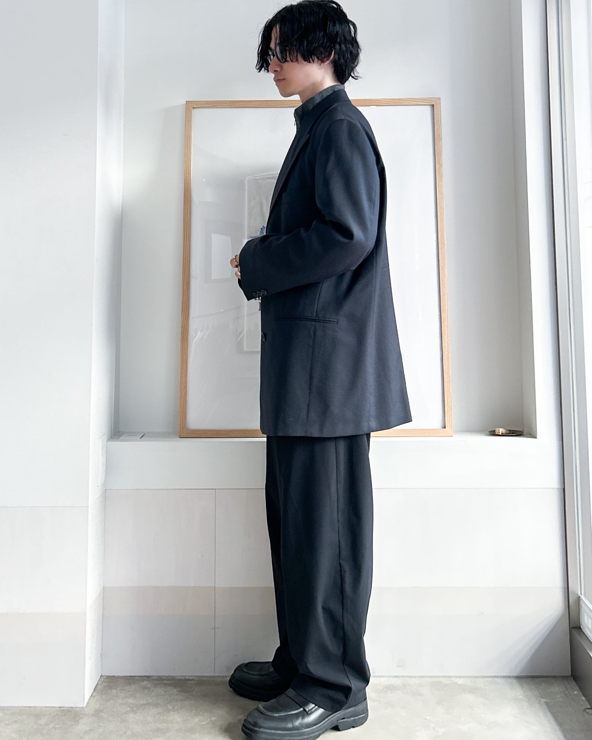 MLRリメイク】リサイズダブルブレストテーラードジャケット | 古着