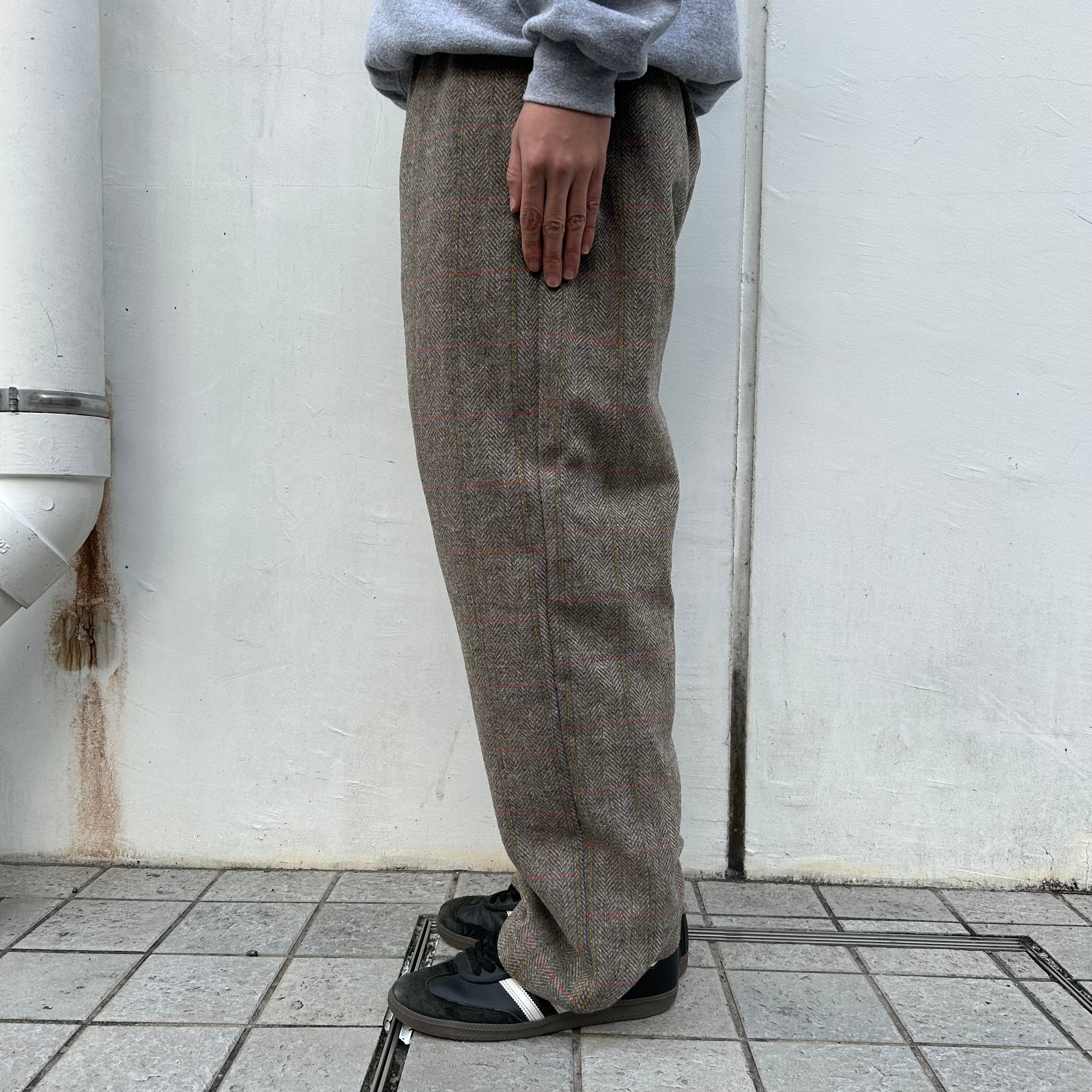 SON OF THE CHEESE】Easy Check Pant(BEIGE)〈送料無料〉 | STORY