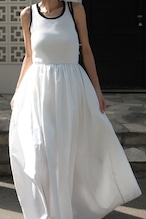 【全身長対応】Mixed Fabricsバイカラーdress