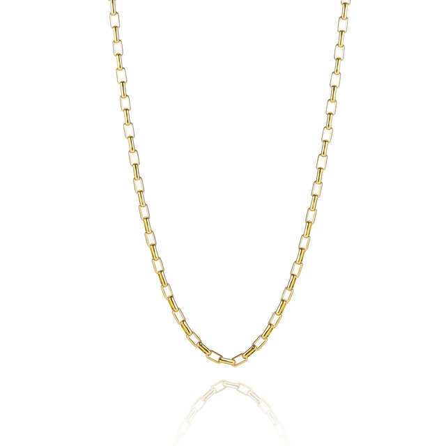 316L square chain necklace  #N70