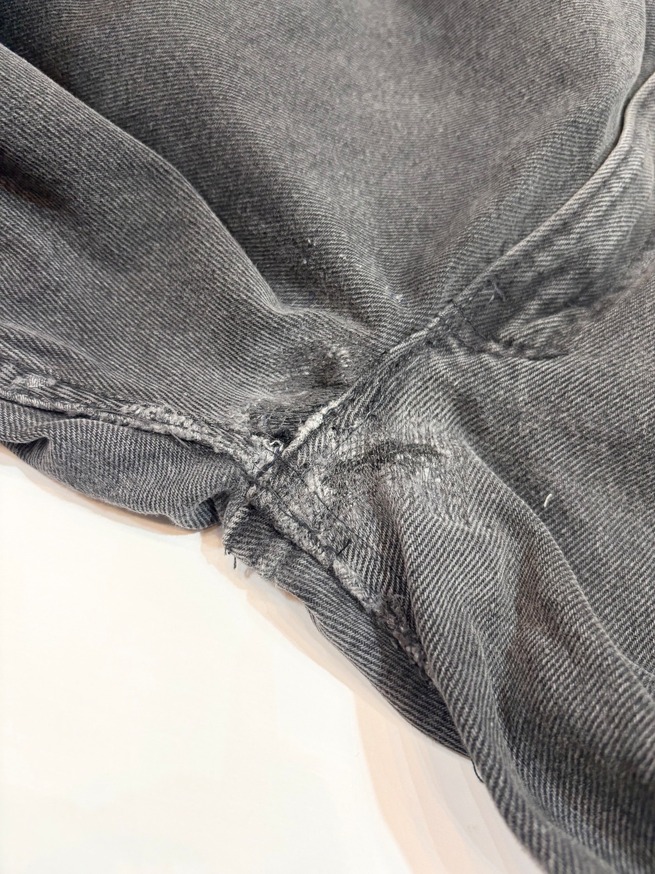 80s Levi’s 505 BLACK DENIM PANTS MADE IN USA Size W36L30→W35L29.5