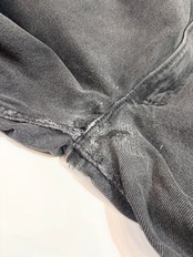 80s Levi’s 505 BLACK DENIM PANTS MADE IN USA Size W36L30→W35L29.5