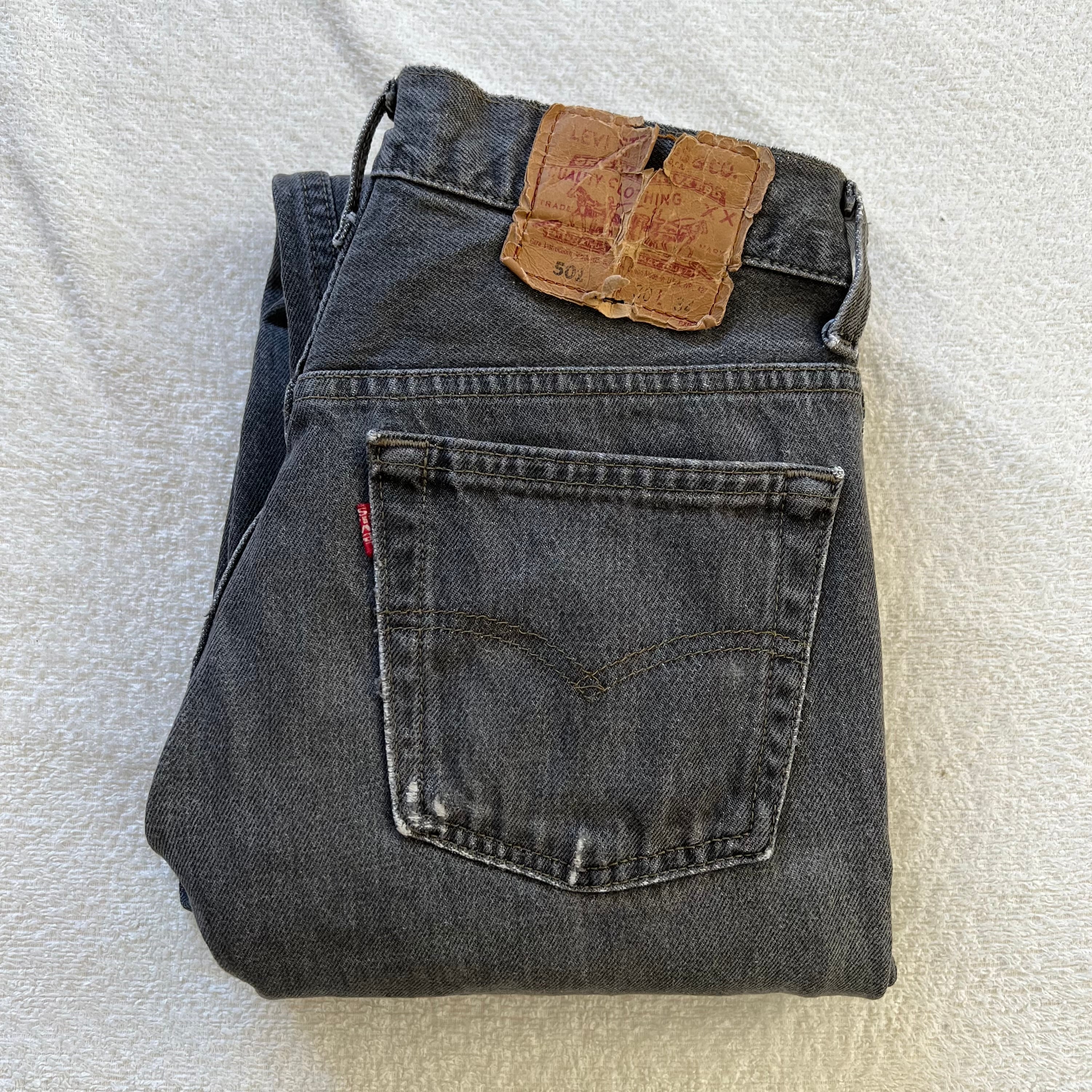 Levi's 501 USA製 W30 リーバイス ブラック デニム ジーンズ 90's ...