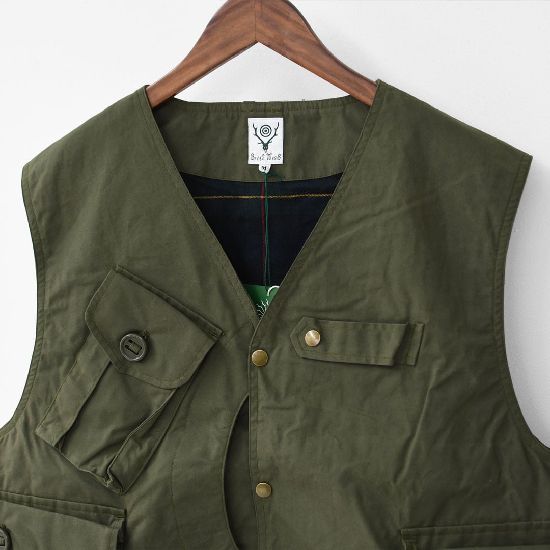 SOUTH2 WEST8 [サウスツーウエストエイト] Tenkara Vest - Waxed