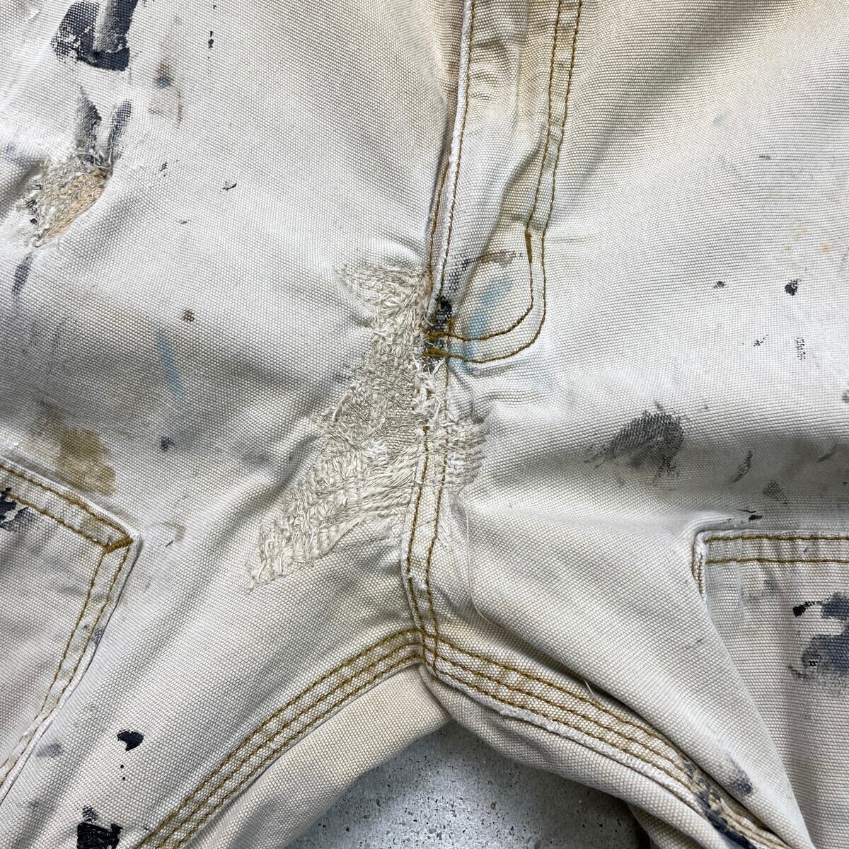 Carhartt カーハート ダブルニー ダック ワークパンツ ペンキ飛び