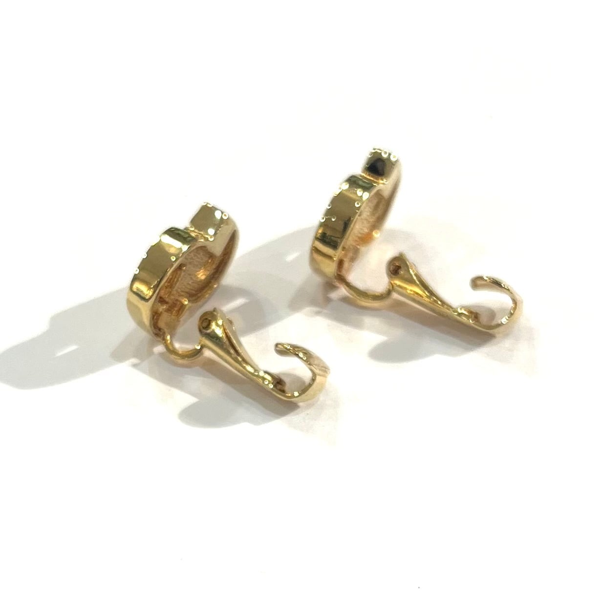ChristianDior EARRING】 2667 DIOR CDロゴ ラインストーン