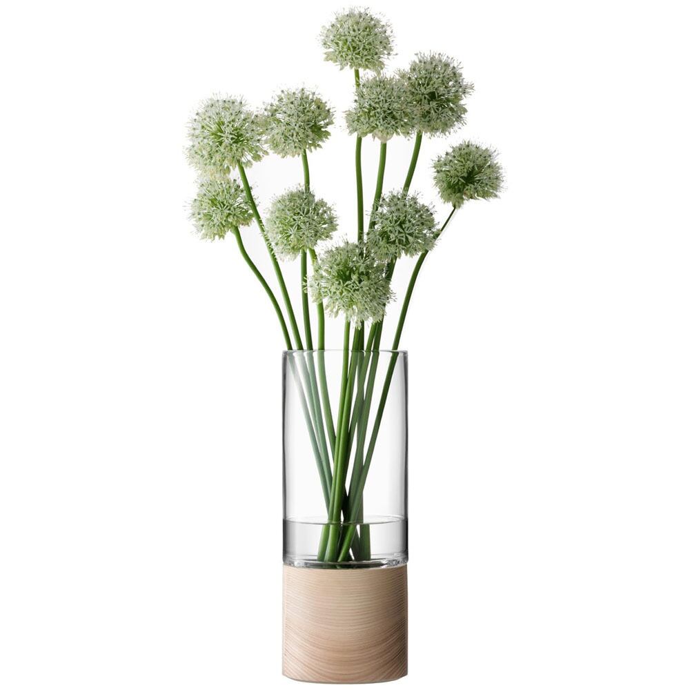 LSA エルエスエー フラワーベース & ウッドトレー Lotta Vase & Ash Base G992-36-301 TLA2083 / 花器 花瓶