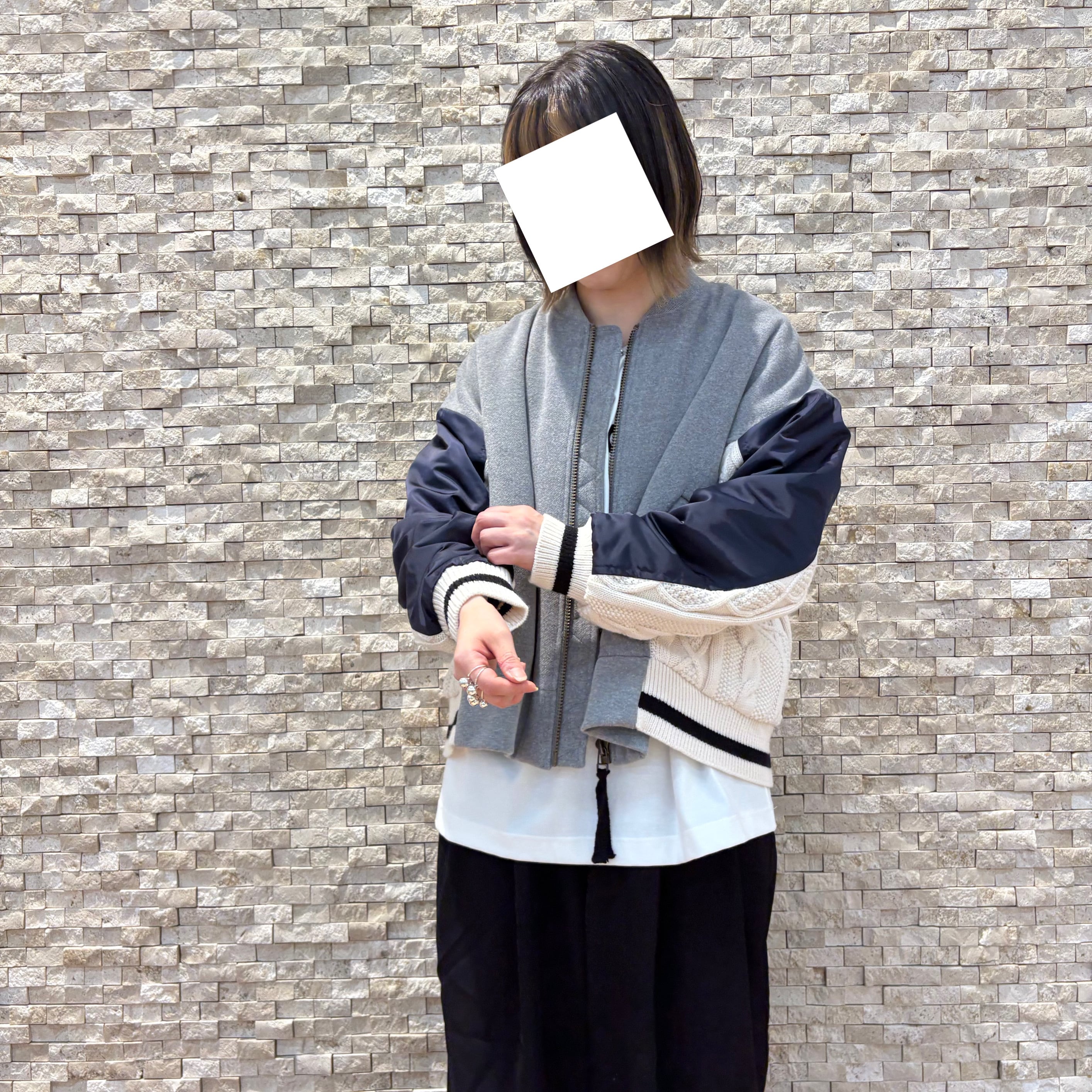 【Les Ageu】切り替えデザインブルゾン(G-5010)