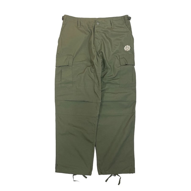 GRAPEVINE ASIA STAMP CARGO PANTS RIPSTOP (OLIVE) / L