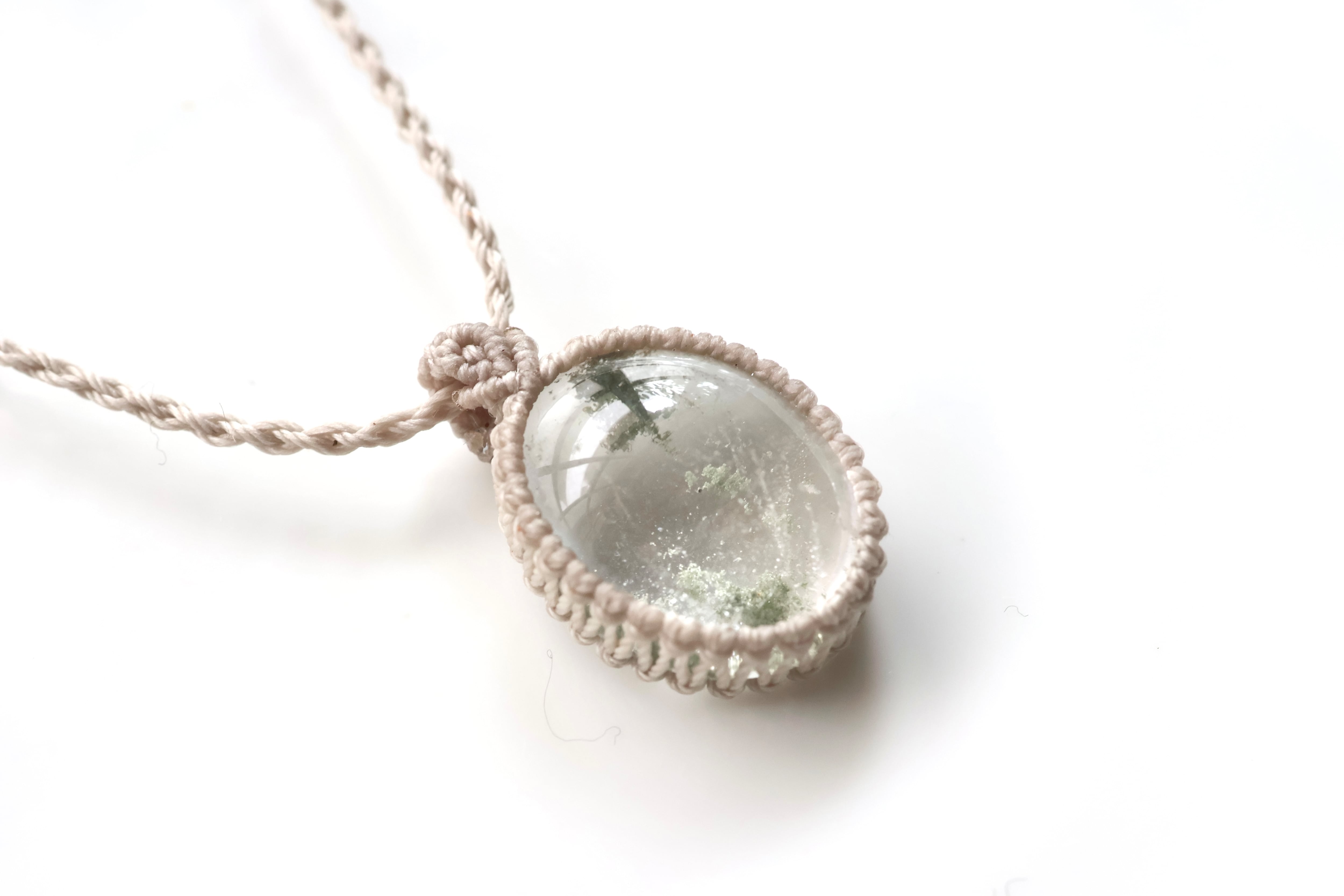 ヒマラヤ水晶ネックレス ガネーシュヒマール産 | 石垣島の夜光貝