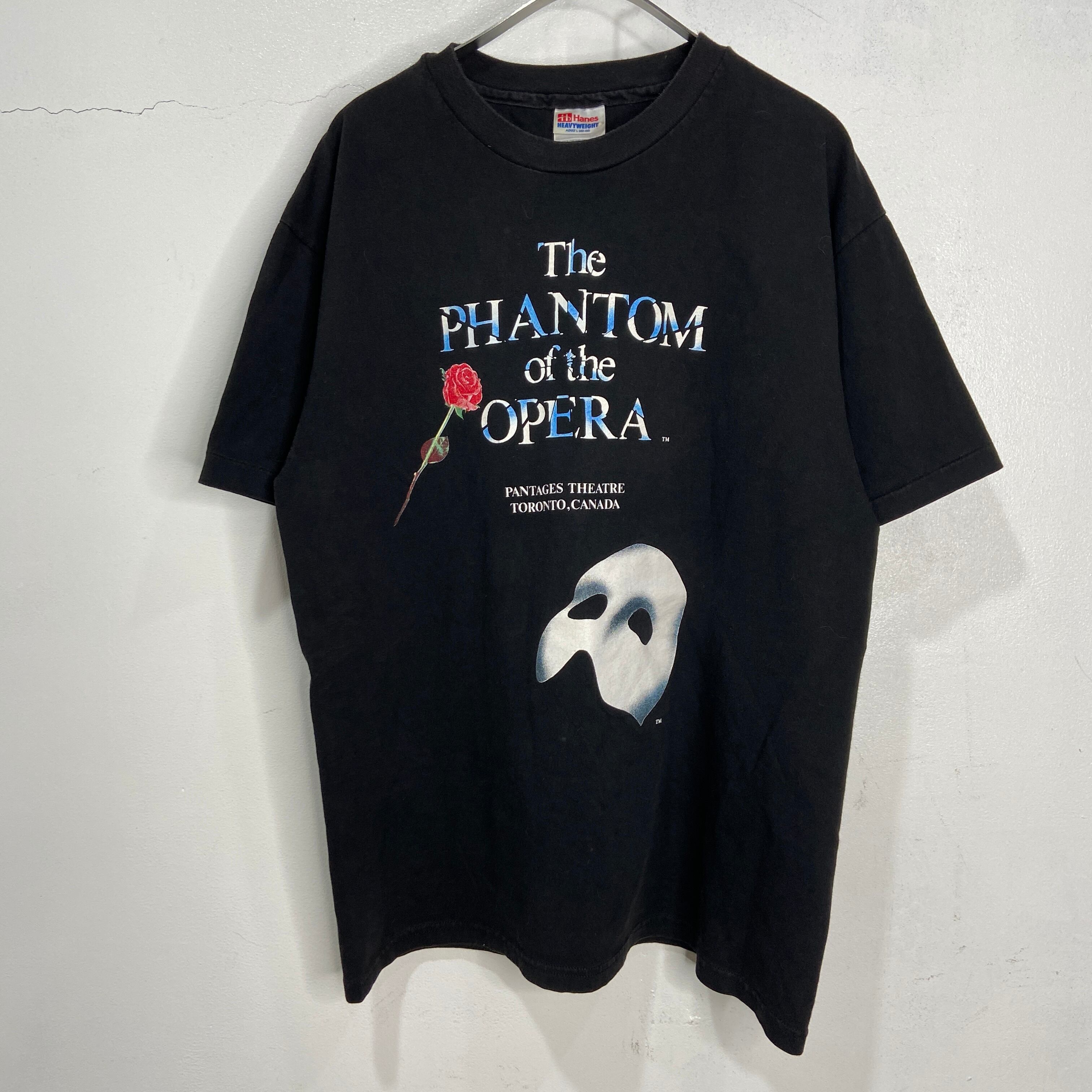 オペラ座の怪人 ミュージカルTシャツ 半袖 ブラック L カナダ公演 