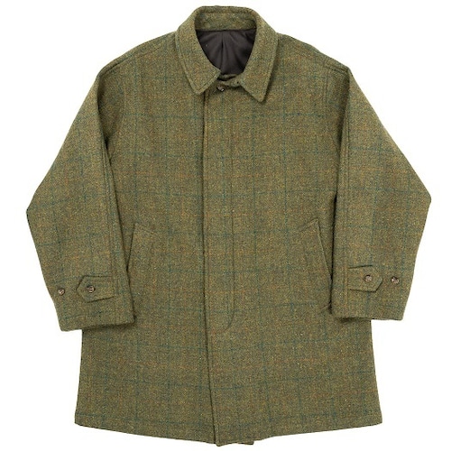WORKERS(ワーカーズ)～A Foggy Day Coat, Green Harris Tweed～