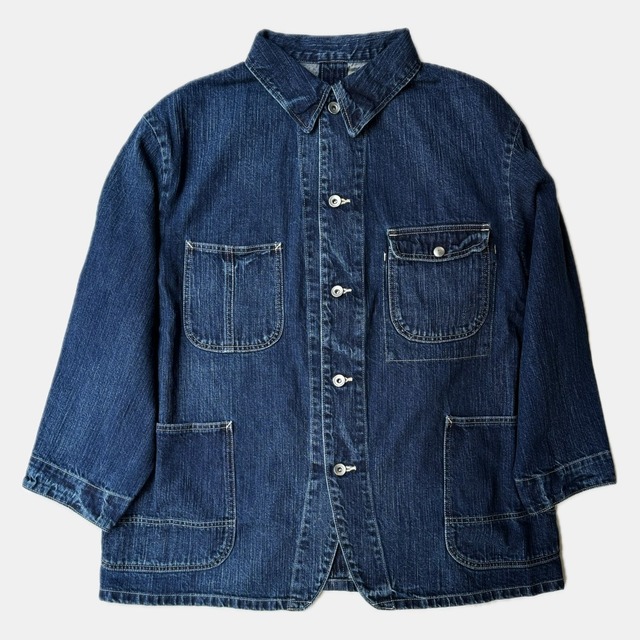 【PORTER CLASSIC】STEINBECK DENIM COVERALLS_NAVY