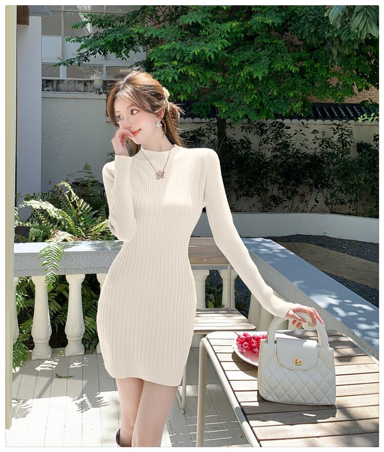 dress】ニットワンピース M25329 | nanastyle