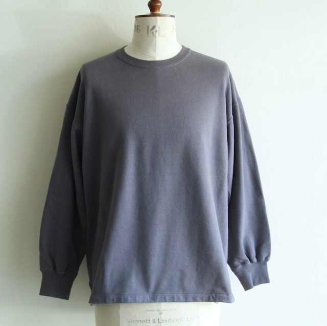 STILL BY HAND【 mens 】stand collar sweat shirt