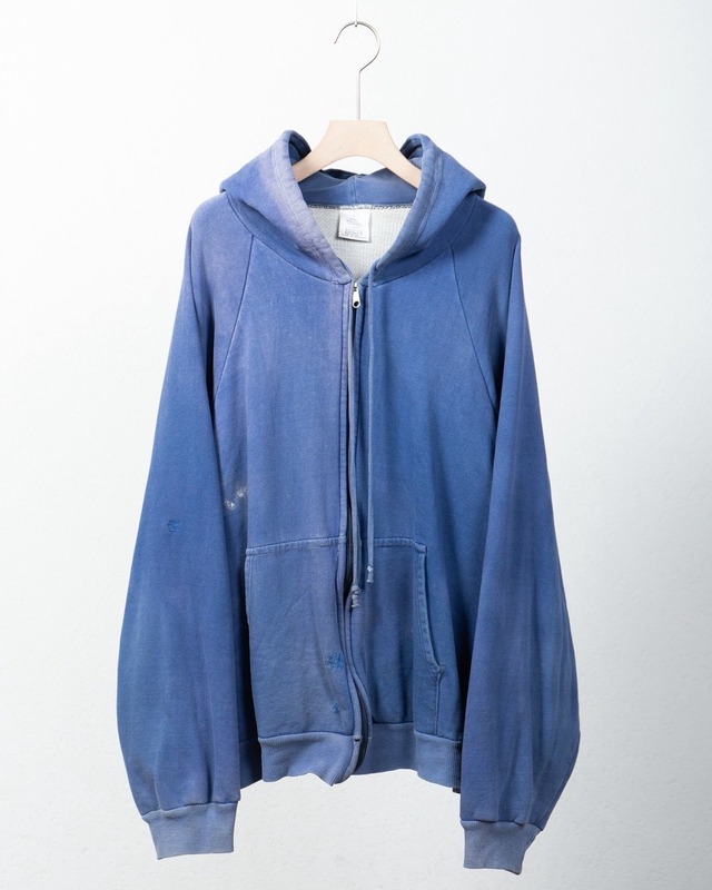 good fade thermal lined zip-up hoodie  / Made In ROMANIA / From EUROPE
