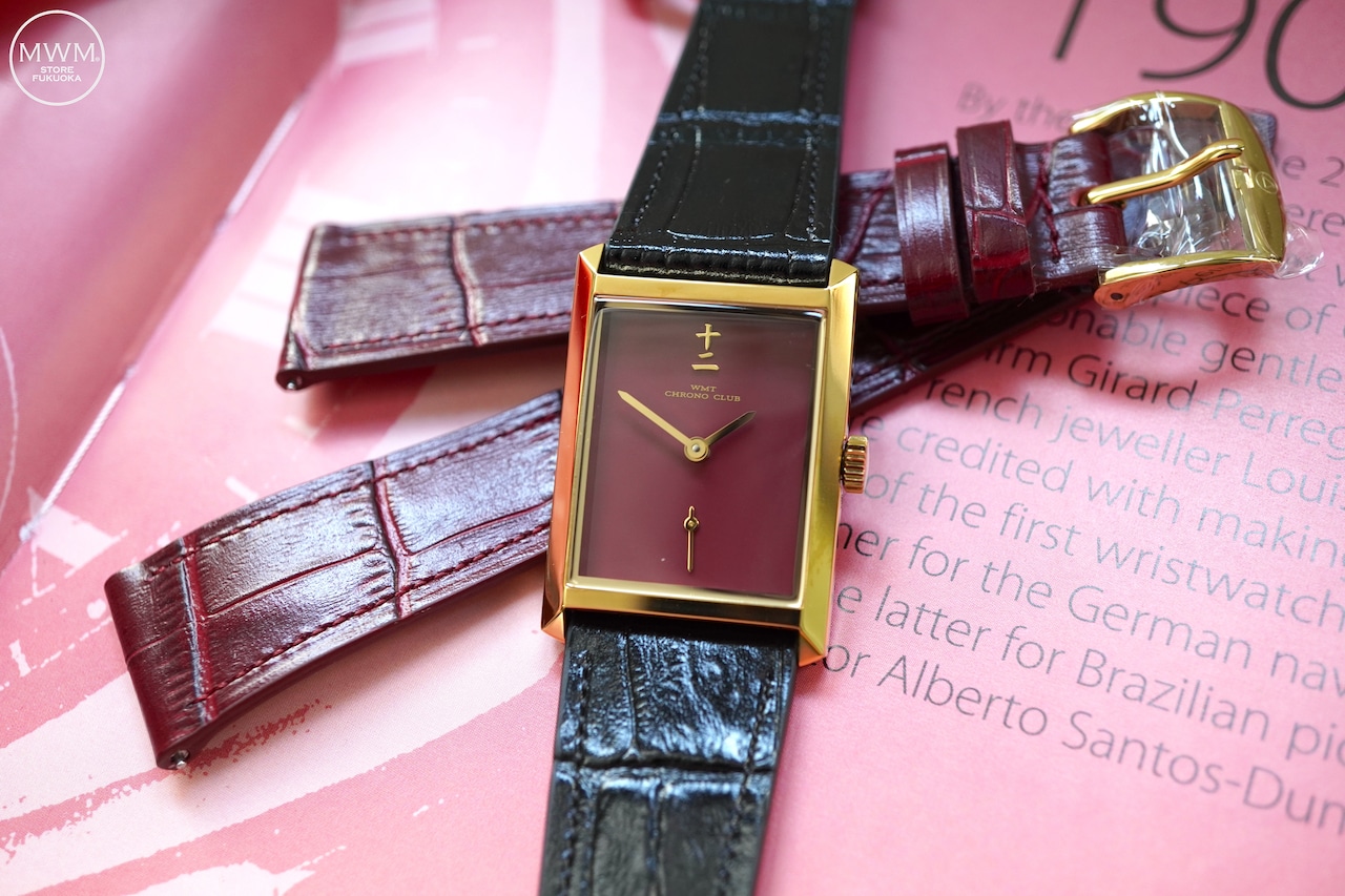 WCNC OLD MILLER G03 / Lunar New Year Limited Edition / Burgundy & Black Leather Strap set