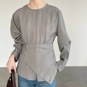 front slit wrap design tops　k-0021