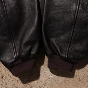 Mint Condition XL エルエルビーン A-2 レザージャケット L.L.Bean 焦茶 フライングタイガー フライトジャケット