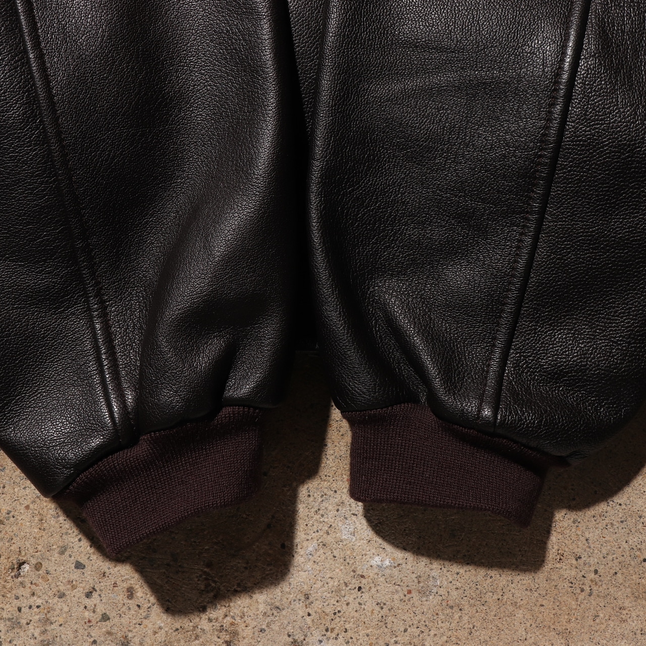 Mint Condition XL エルエルビーン A-2 レザージャケット L.L.Bean 焦茶 フライングタイガー フライトジャケット