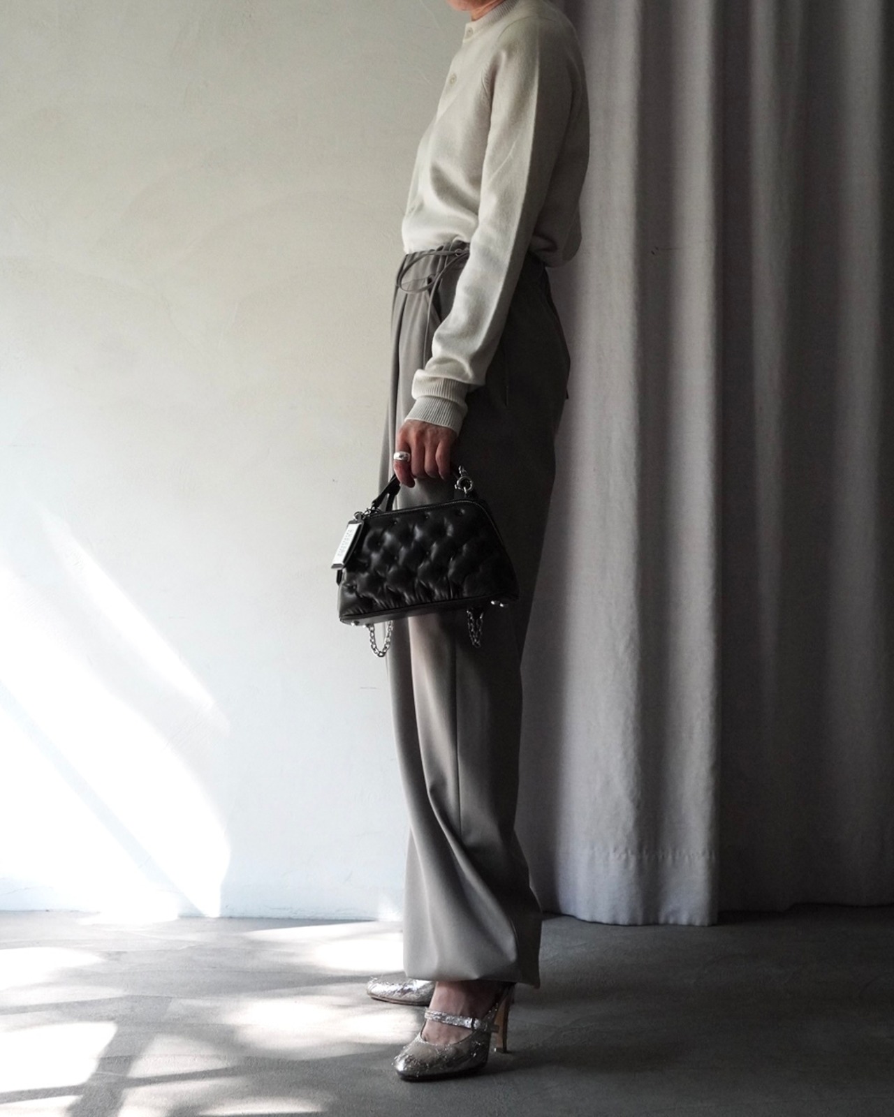 THE RERACS / WASHABLE TWILL RELAX EASY PANTS | LA VILLA ROUGE