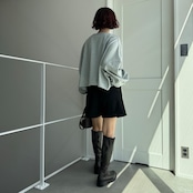 HRUショート丈ドルマンSW/グレー