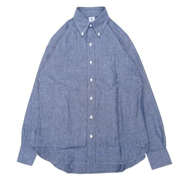 GAMBERT SHIRT (ギャンバートシャツ) B/D SHIRT CHAMBRAY ネイビー