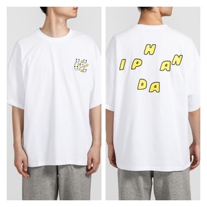 【HIPANDA 】1007 メンズ Tシャツ 刺繍 オーバーサイズ