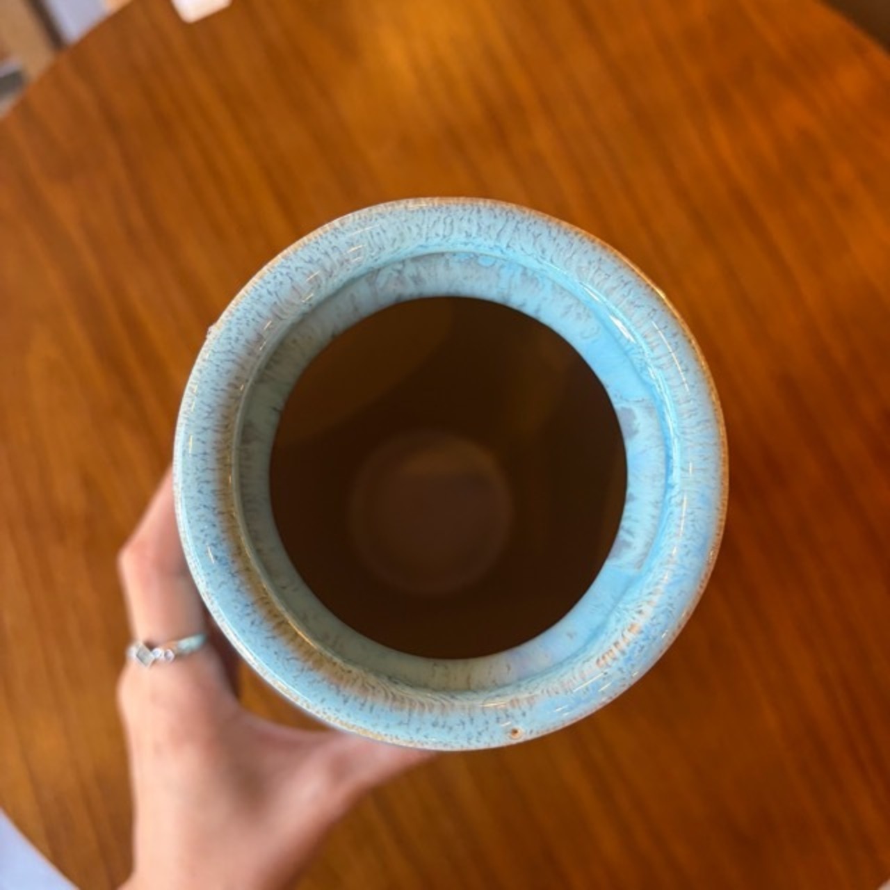 CERAMIC FLOWER VASE - EARTH PAINTED 2type　セラミックフラワーベース　花瓶　水入れ　インテリア