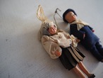 Very small twin child / CELLULOID / FRANCE 1950