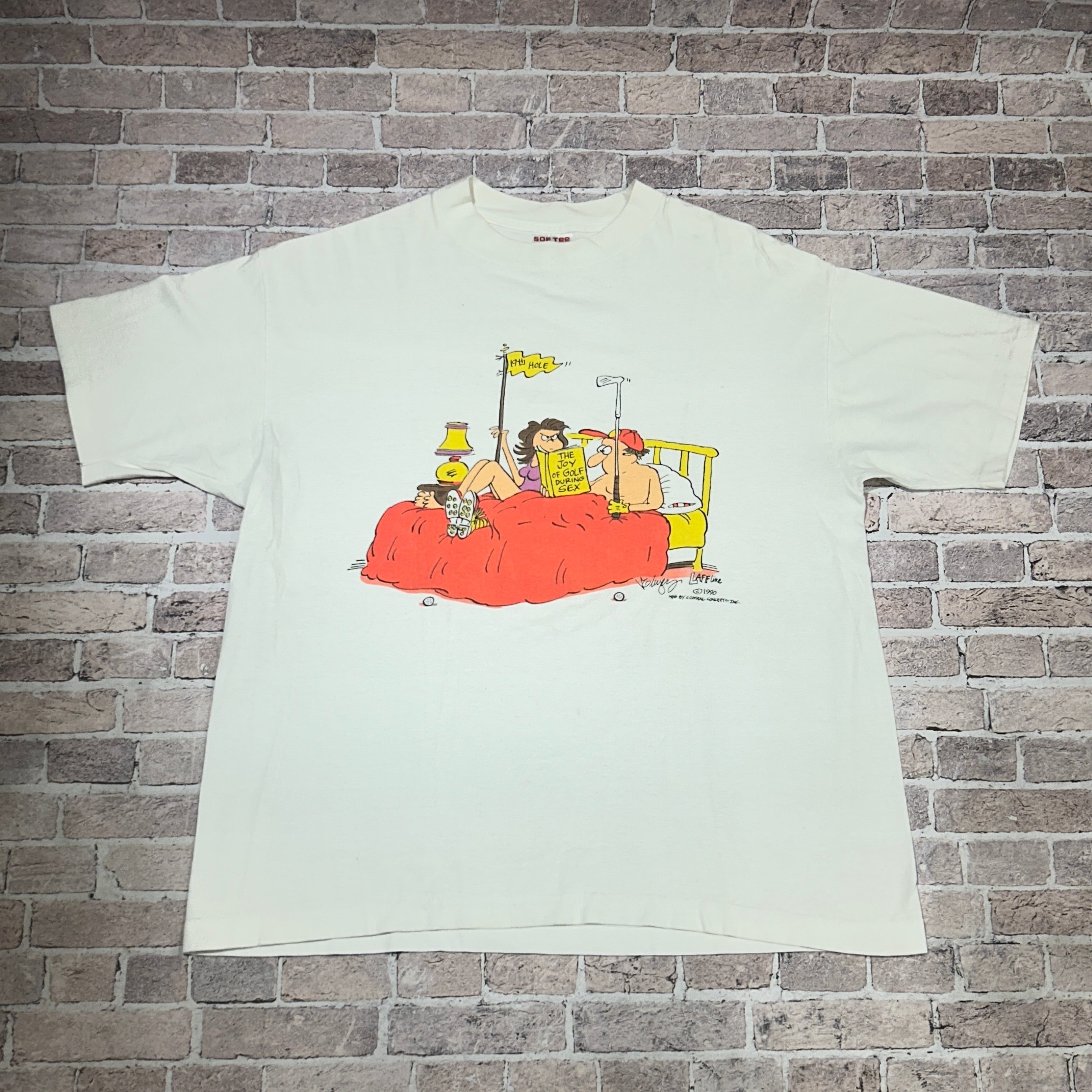 90'sビンテージ！アメリカ製 Pitkin CLOTHINGマルチカラーバッグ 1990s 19TH HOLE T-SHIRT | safarionline