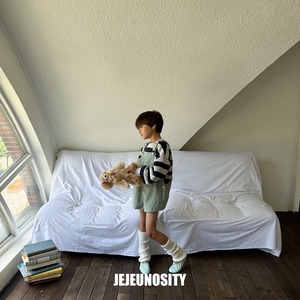 ［即納］jejeunosity corduroy short overalls