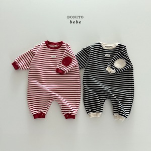 【予約】(bebe) Stripe Bbangtteok Suit