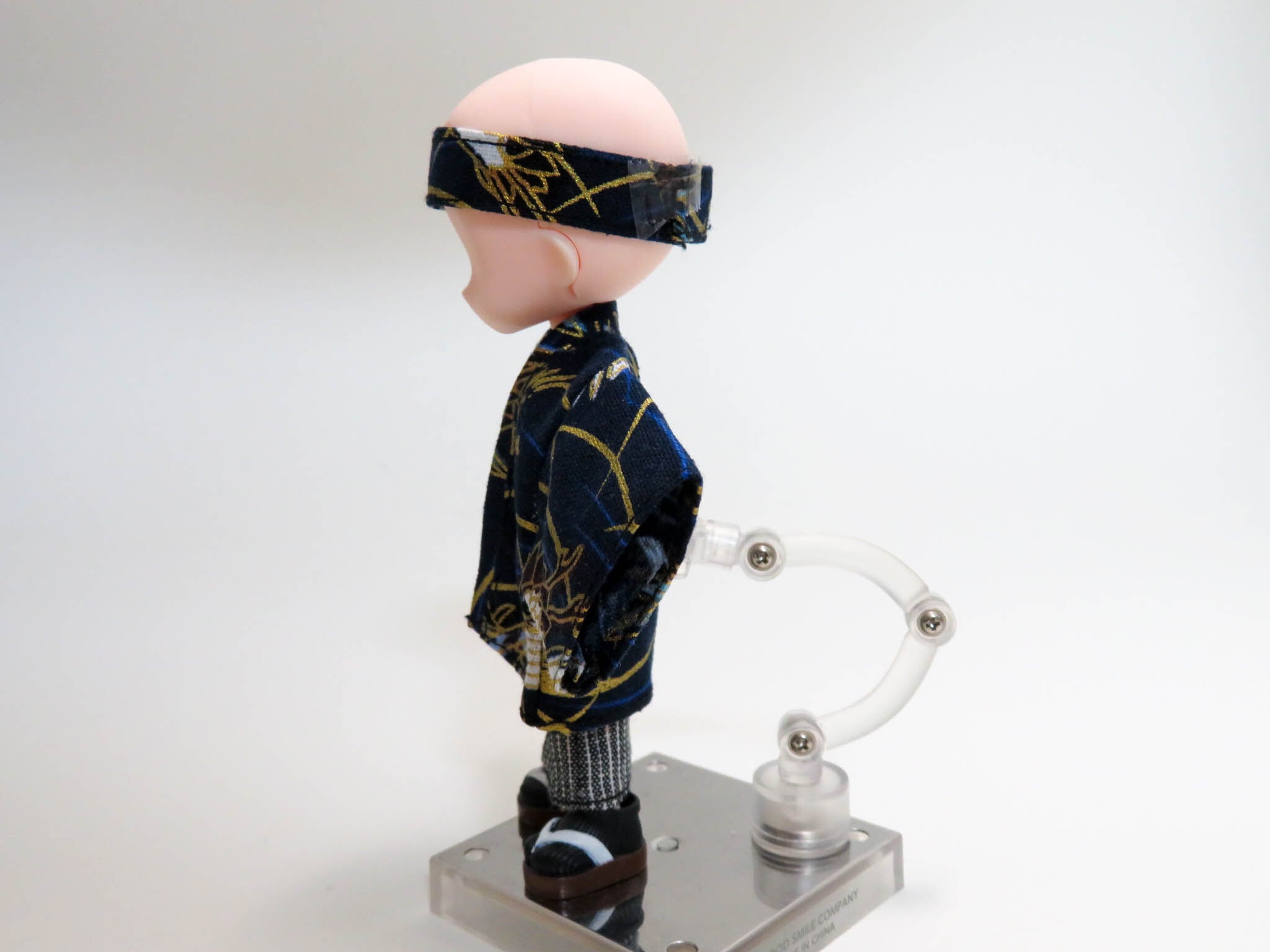 SALE】ドール用 着物 浴衣 鶴柄 ブラックブルー （150） | ホビー通販