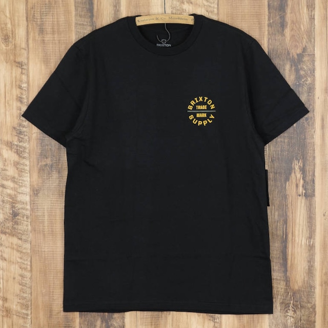 BRIXTON ブリクストン Tシャツ メンズ OATH V S/S STANDARD TEE ブラック