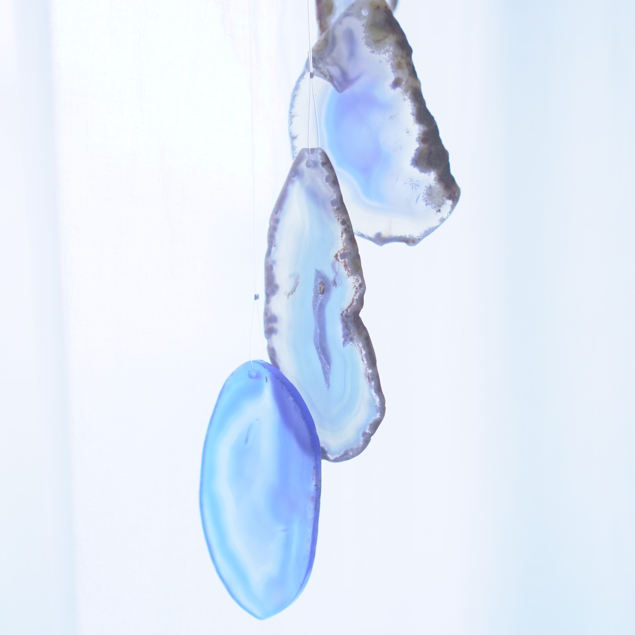 Midday Sky - アゲートヒーリングチャイム / Agate Sun Catcher Wind Chime 842