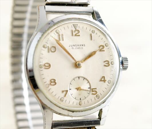 1950-60年代 ドイツ製 JUNGHANS 機械式手巻き 腕時計 ユンハンス 15石