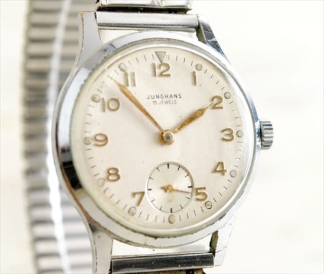 1950-60年代 ドイツ製 JUNGHANS 機械式手巻き 腕時計 ユンハンス 15石 