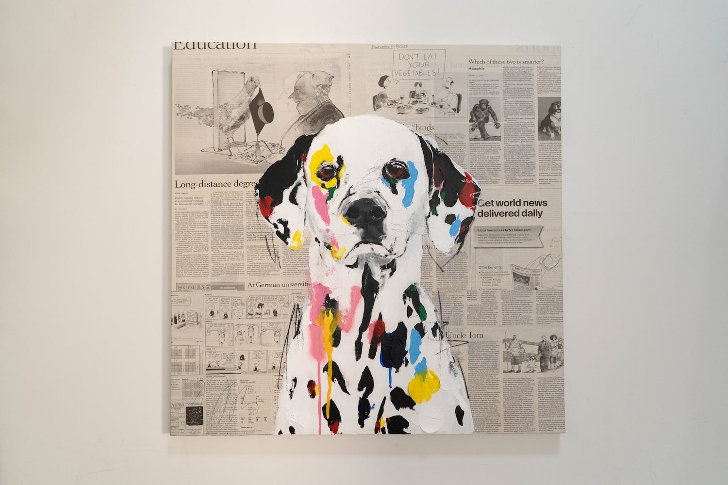 Dalmatian / ダルメシアン / 犬の現代アート作品 絵画販売 | TOMOYA