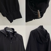 多機能ナイロンWジップPK/ブラック