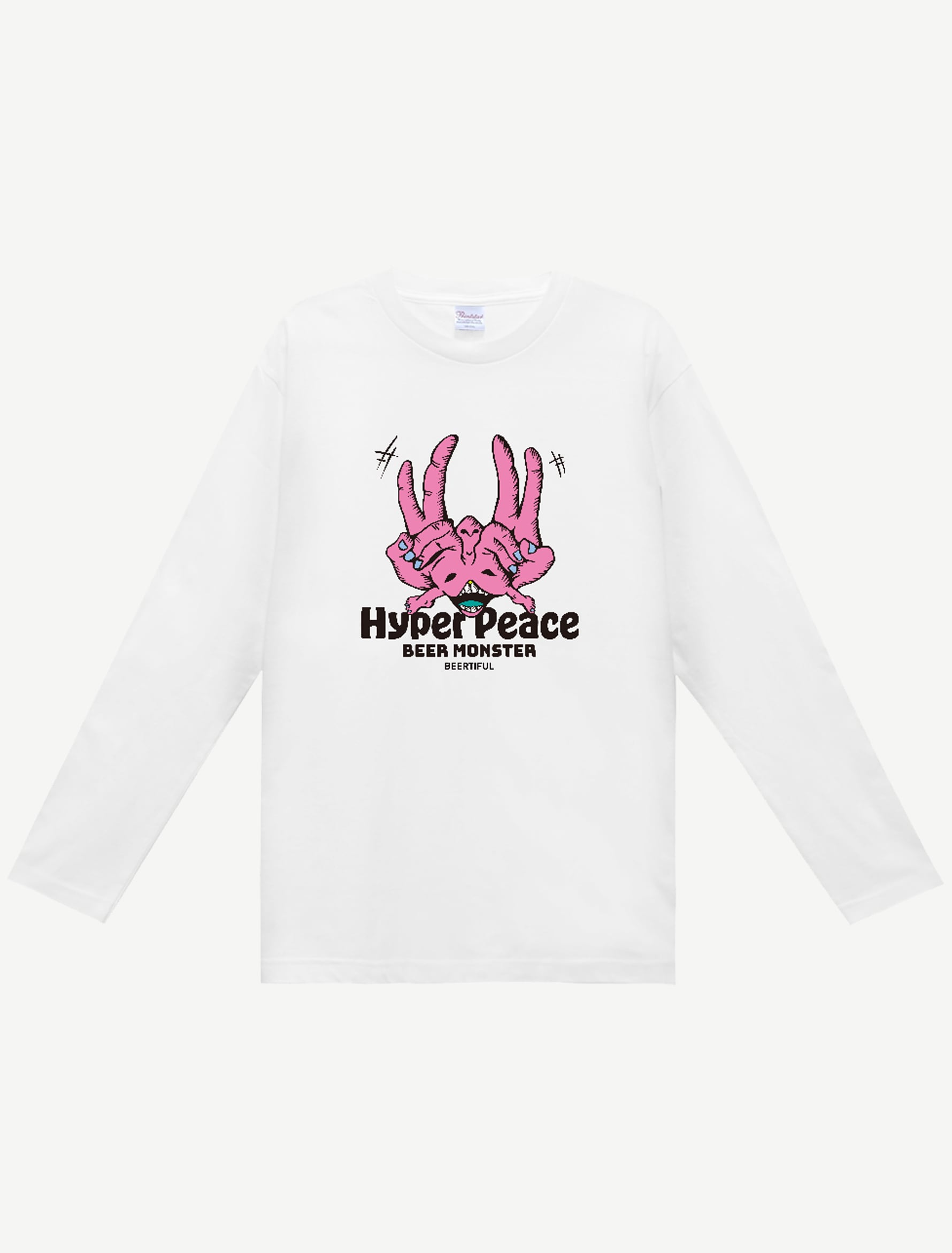 BEER MONSTER】Hyper Peace 定番ロンT | BEERTIFUL STORE｜ビール
