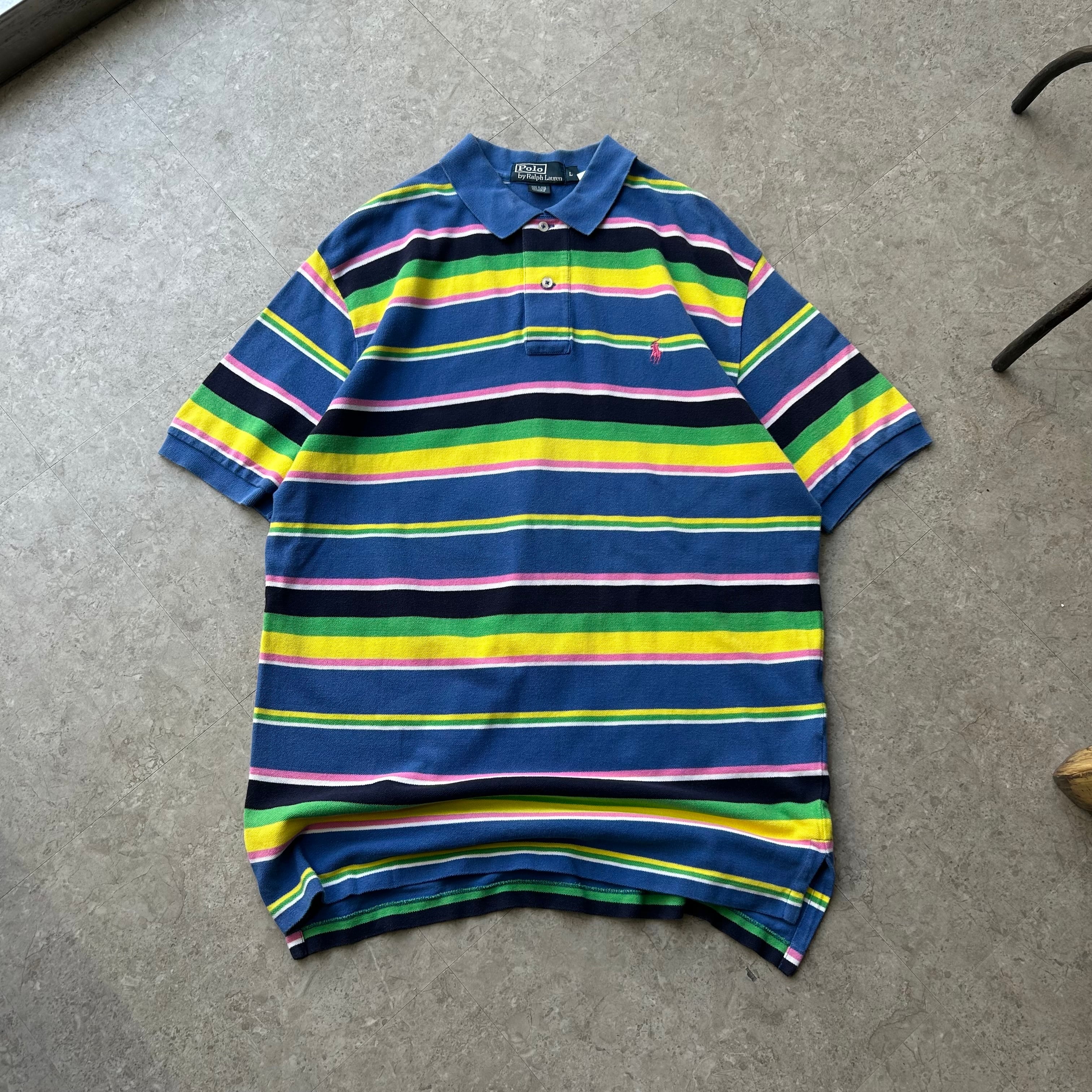 Polo Ralph Lauren "Border Pattern" S/S polo shirt【仙台店】