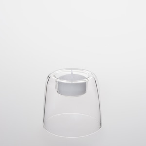 《耐熱ガラスのキャンドルホルダーH=70mm》Heat-resistand Glass Candle Holder 70mm | TG