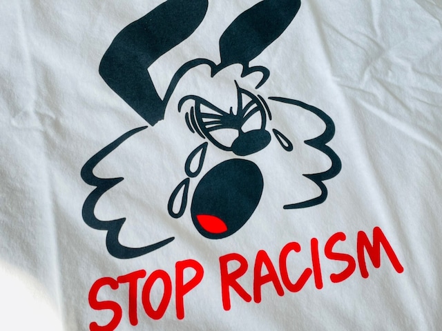 GIRLS DON'T CRY STOP RACISM TEE XL WHITE 55JK0426