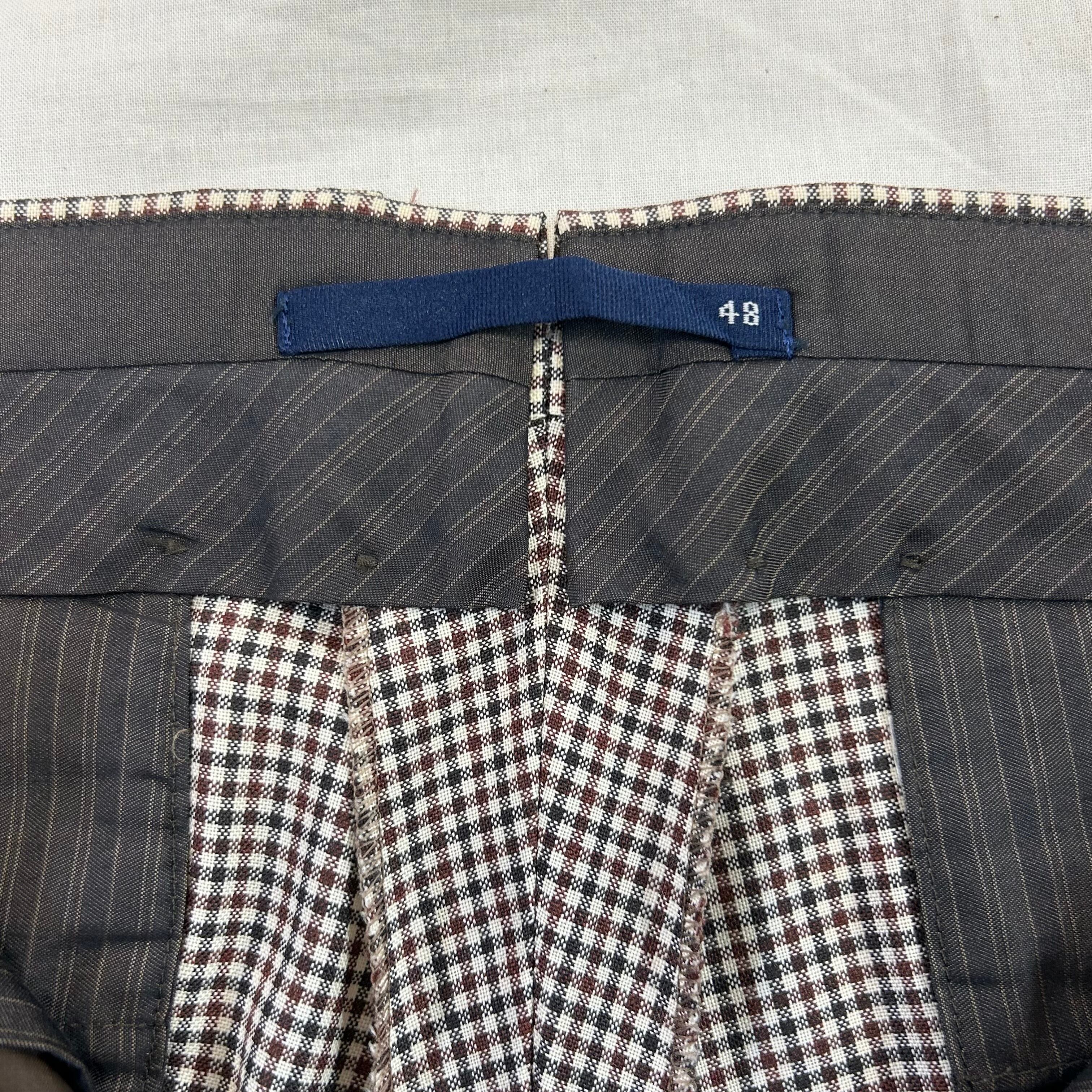 INCOTEX WOOL CHECK SLACKS《48》 | safarionline