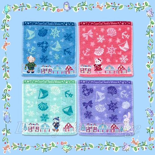 ミニタオルセット ダッフィーのトゥインクルウィンター 東京ディズニーシー限定 ダッフィー＆フレンズ 冬 クリスマス 2018 お土産 プレゼント