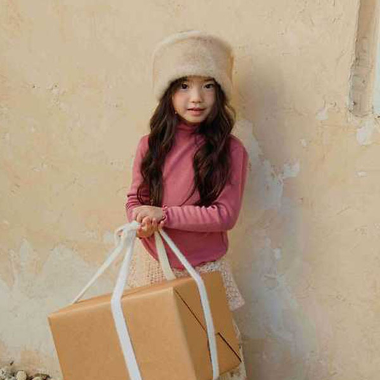 アーバンラビット / URBAN RABBIT / もこもこハイネックT / 韓国子供服 / キッズ / 26winter〖取寄〗*XS~XL*