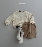 【取寄】teteco コーデュロイ5部パンツ｜秋服｜韓国子供服｜ 26/AT