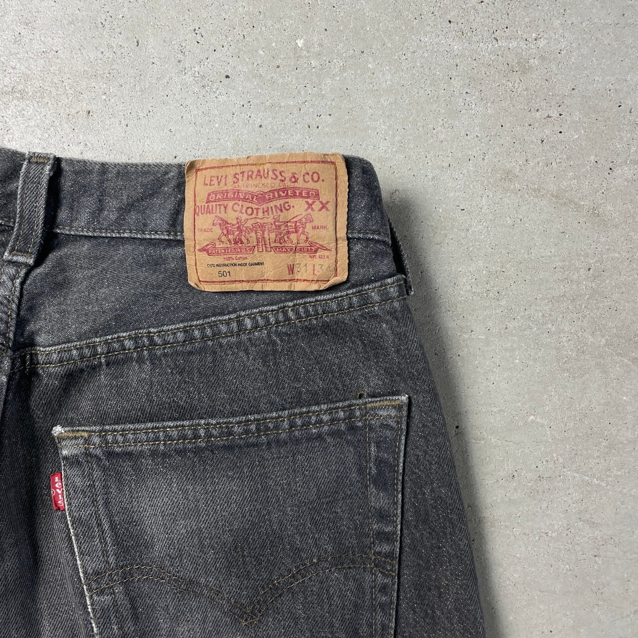 90年代 スペイン製 Levi's ユーロリーバイス 501 059 ブラックデニム